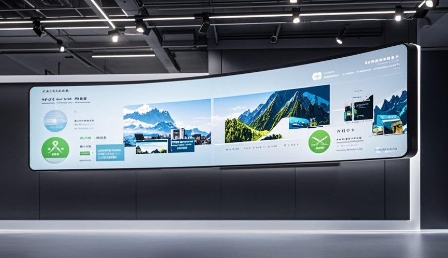 中小型 LED 顯示屏在企業展廳中的卓越表現