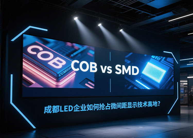 COB vs SMD：成都LED企業如何搶占微間距顯示技術高地？